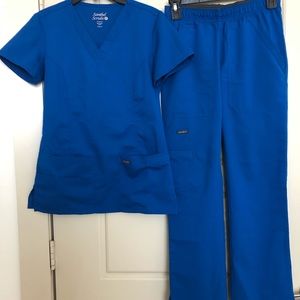 XXS Royal Blue Sanibel Scrub Set